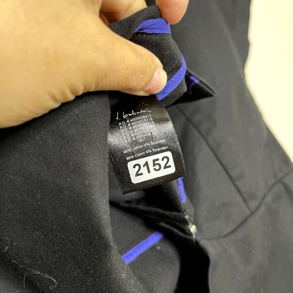 Aritzia T. Babaton Top Size 4 Black Peplum Zip Back Career Office Modern Classic - Picture 6 of 10